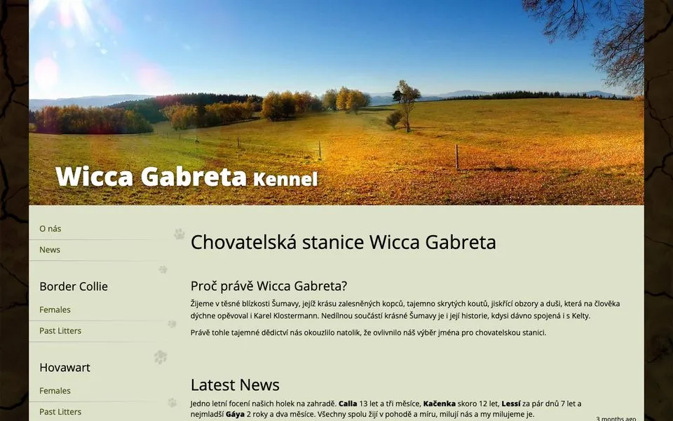 Wicca Gabreta v angličtině