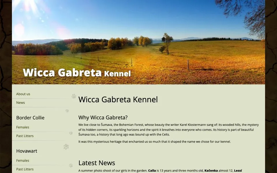 Wicca Gabreta v angličtině